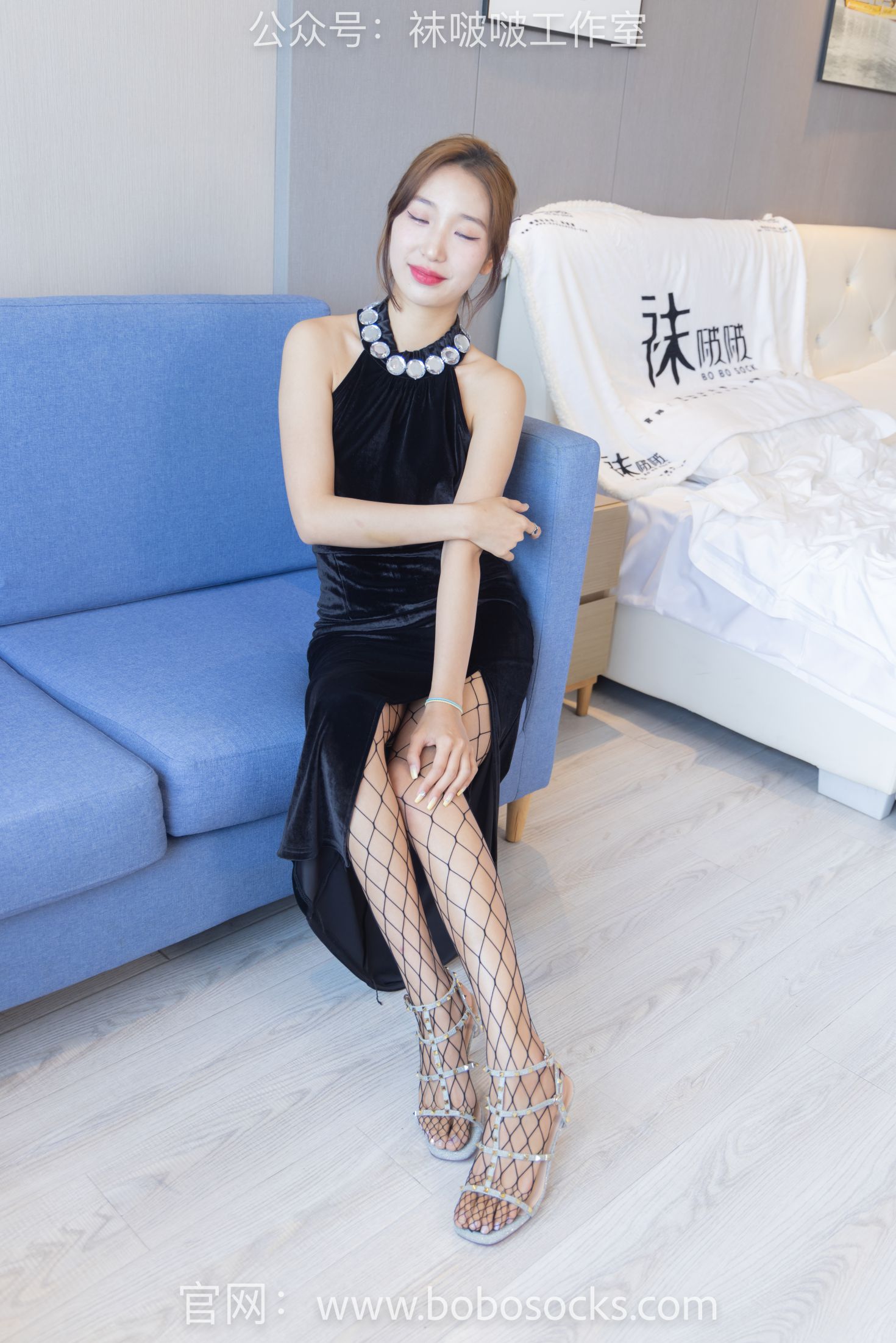 BoBoSocks袜啵啵-No.113-果果-高跟鞋,黑色网袜-[141P1V-5.67GB]-3.jpg
